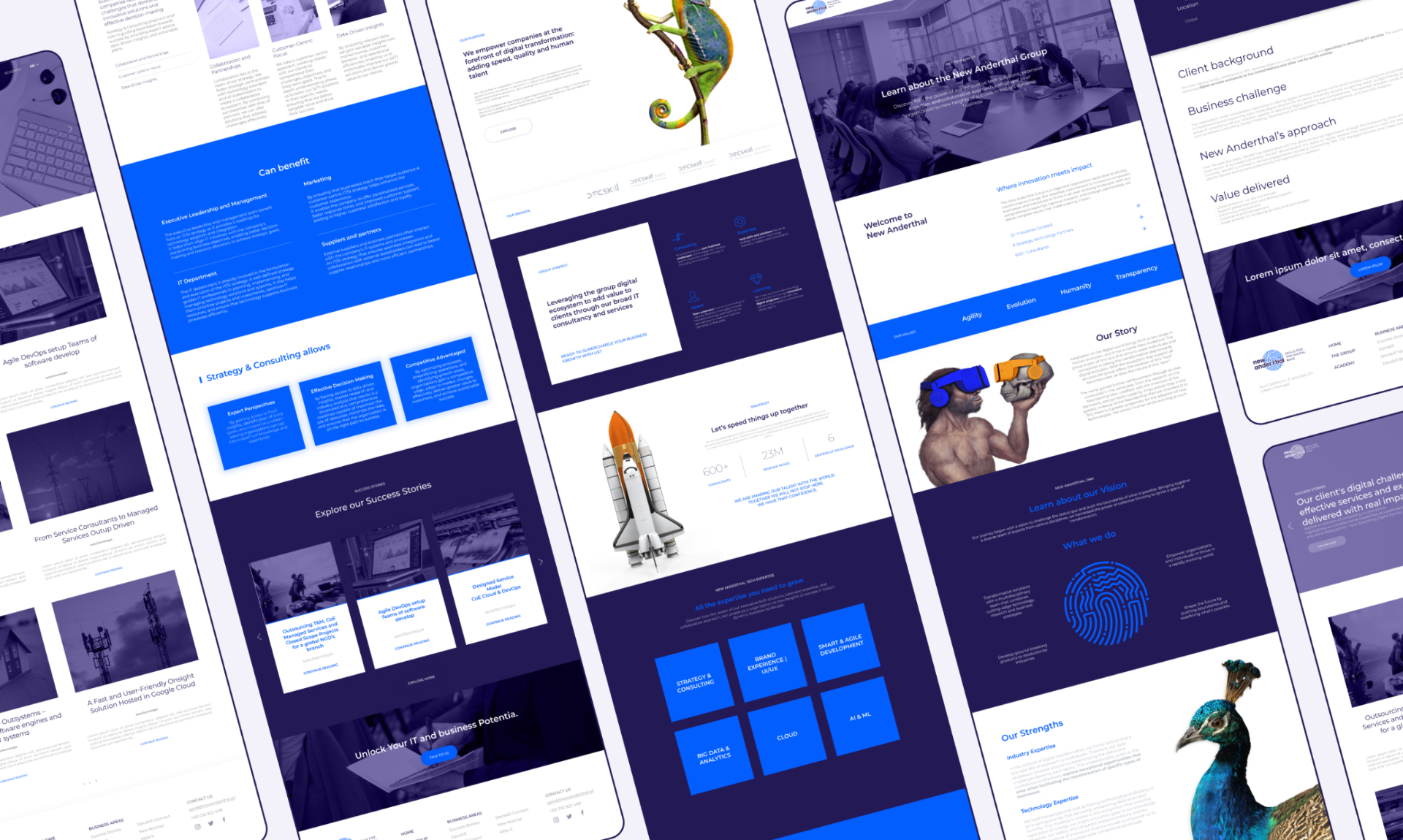 New Anderthal — Website · 2023